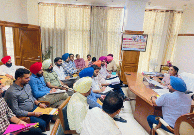Dr. Baljeet Kaur gave instructions to the officials