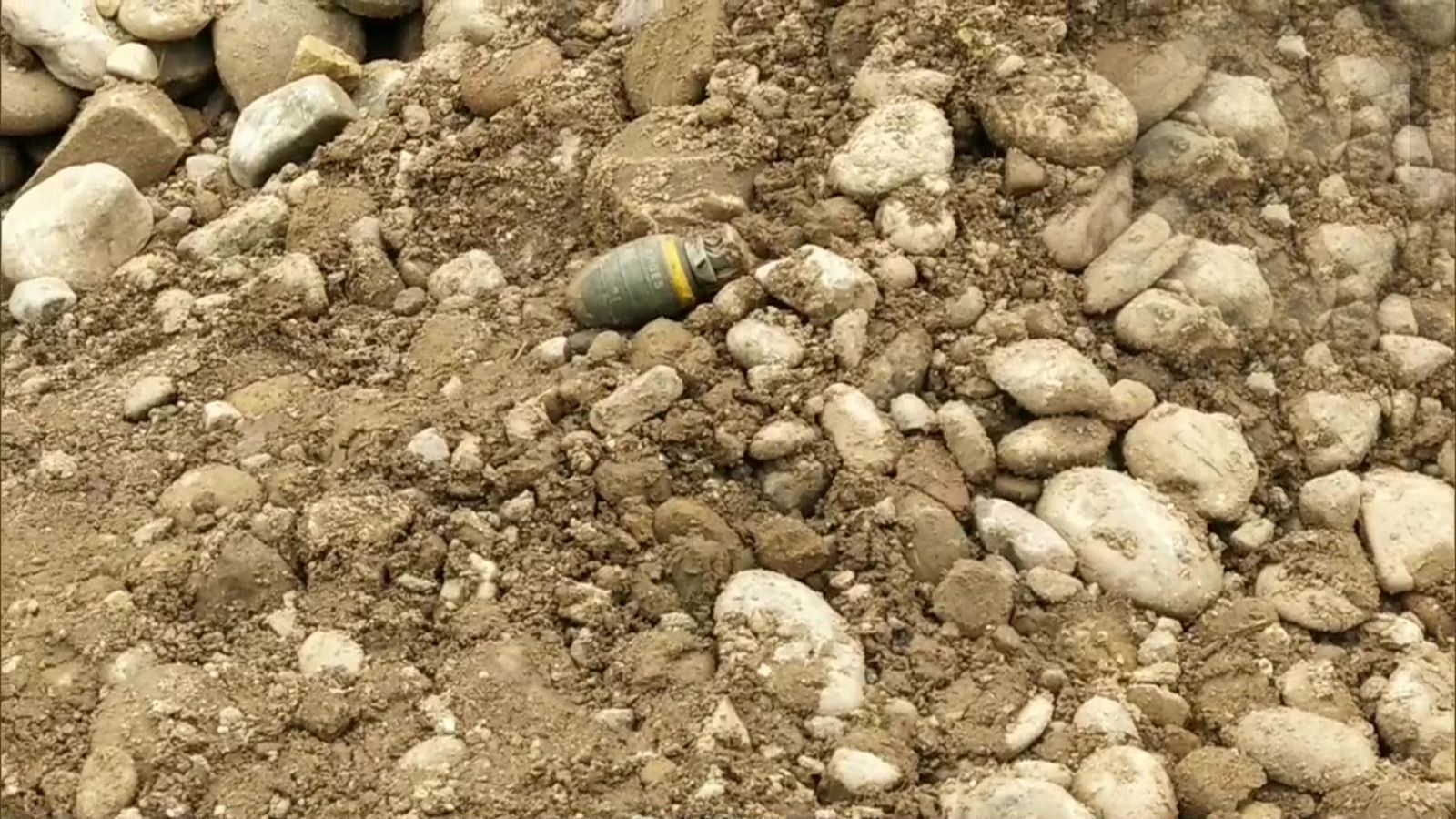 Hand Grenade Recovered from Damtal Himachal Pradesh