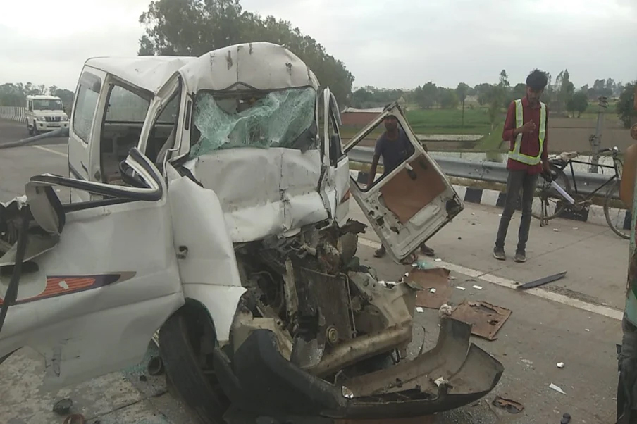 Accident in Sonipat