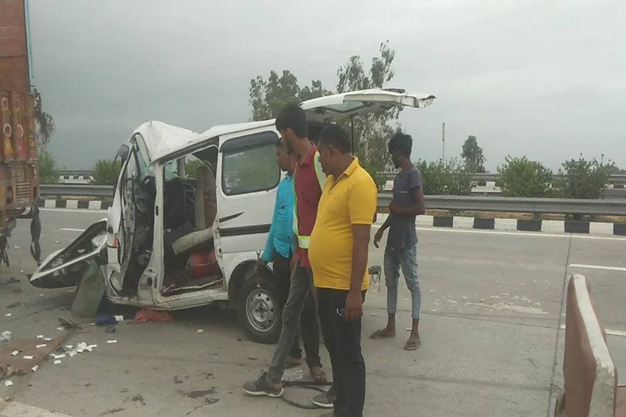 Accident in Sonipat