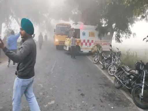 Punjab School Bus and Truck Accident