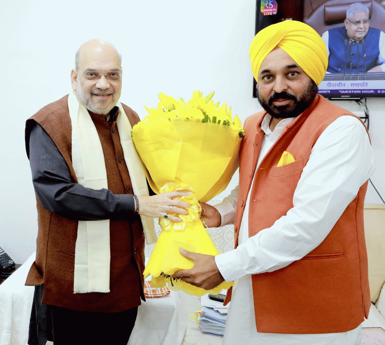 CM Bhagwant Mann met Home Minister Amit Shah