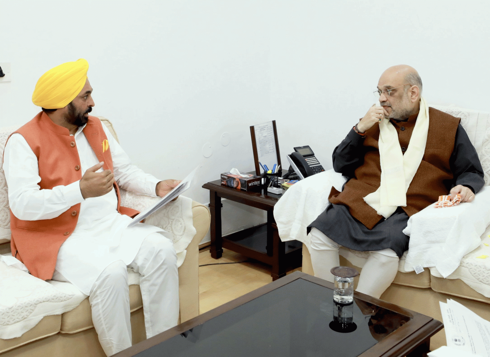 CM Bhagwant Mann met Home Minister Amit Shah