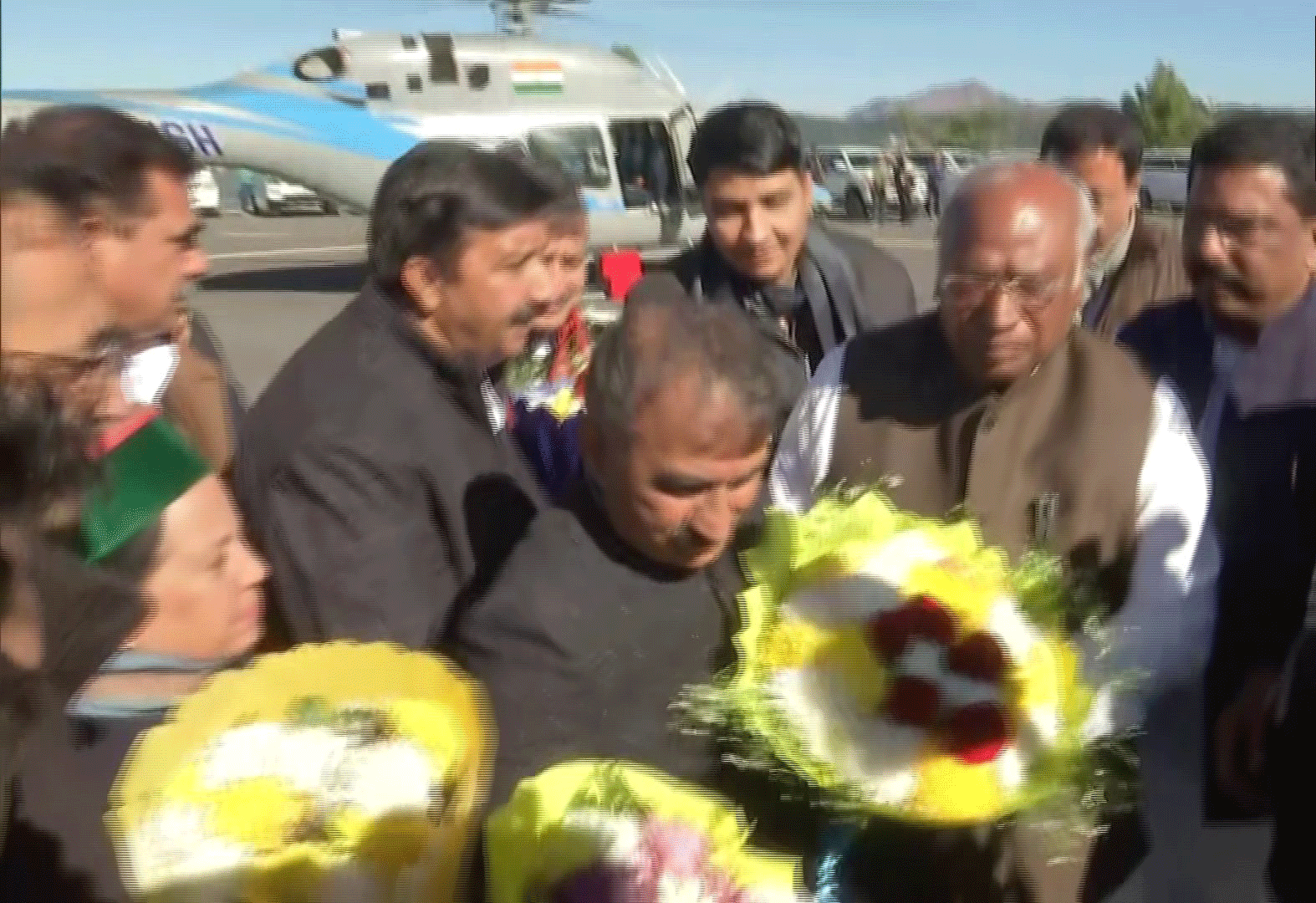 Kharge in Himachal New CM Oath Ceremony 