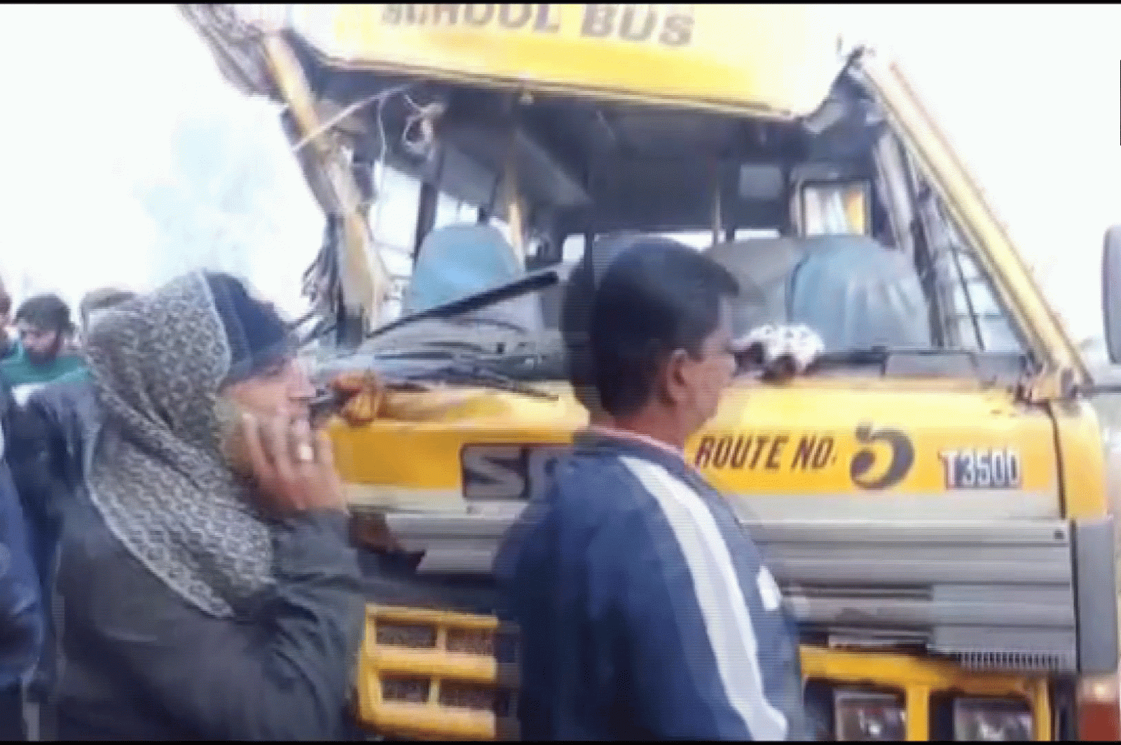 School Bus and Truck Collide in Haryana