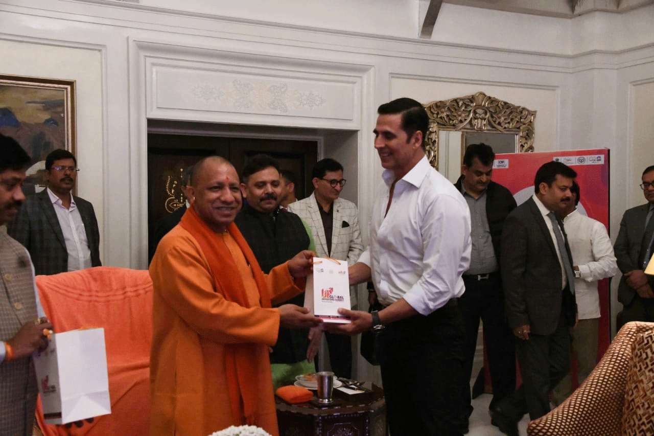 Akshay Kumar and CM Yogi Adityanath