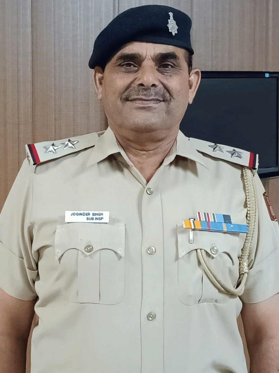 Sub Inspector Joginder Singh For President Medal