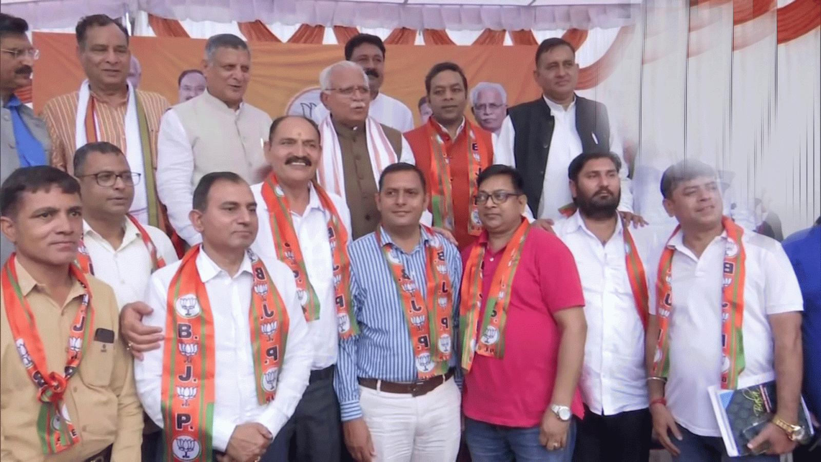 Former MLA Anil Dhantauri With Many Leaders joins BJP