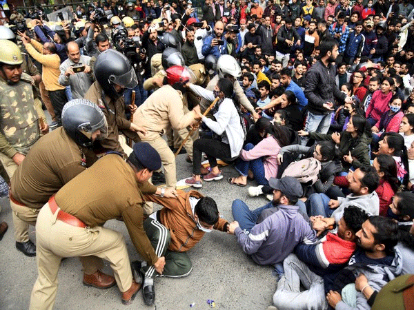 Uttarakhand Govt Recruitments Scam Protest