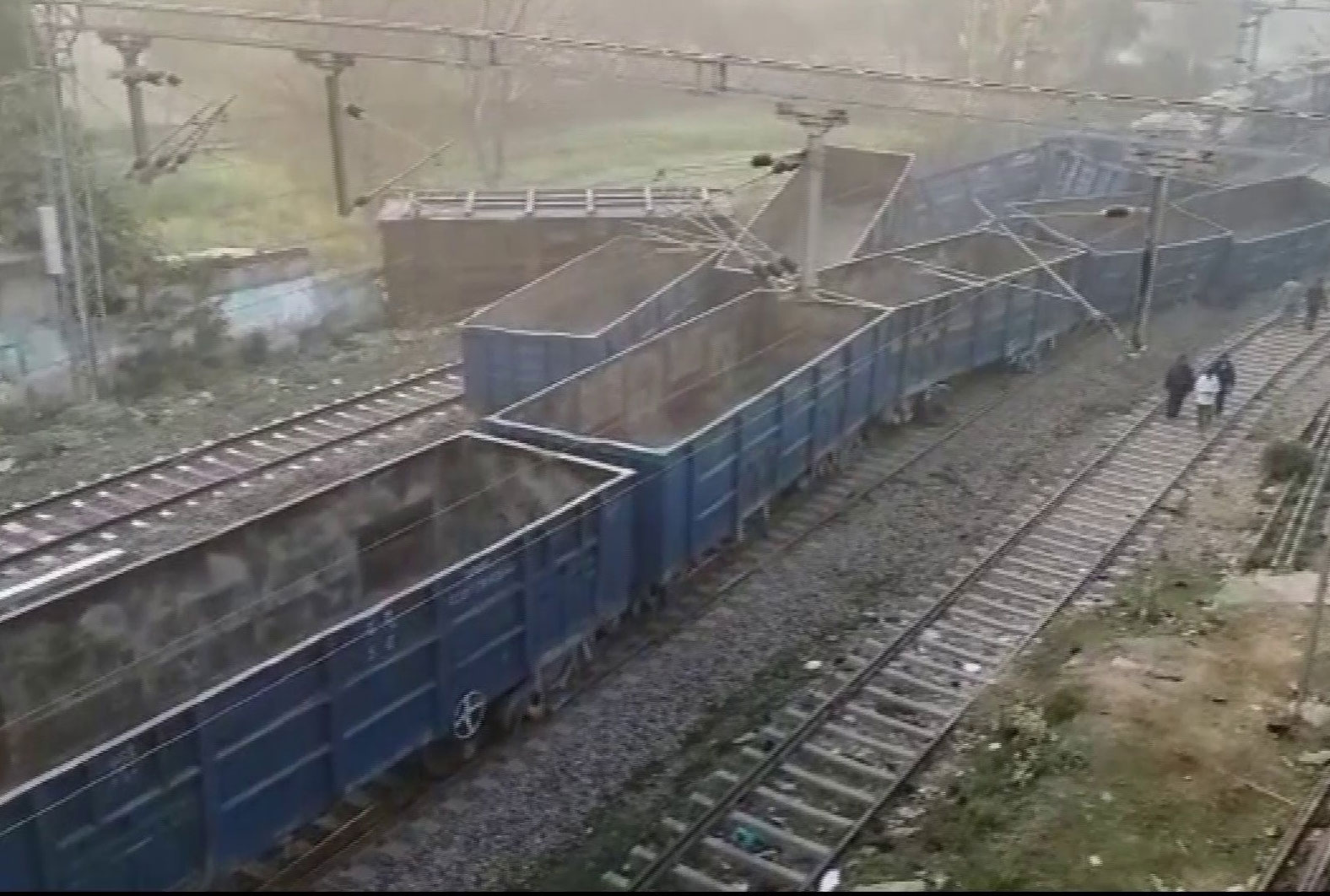UP Two Goods Trains Collision