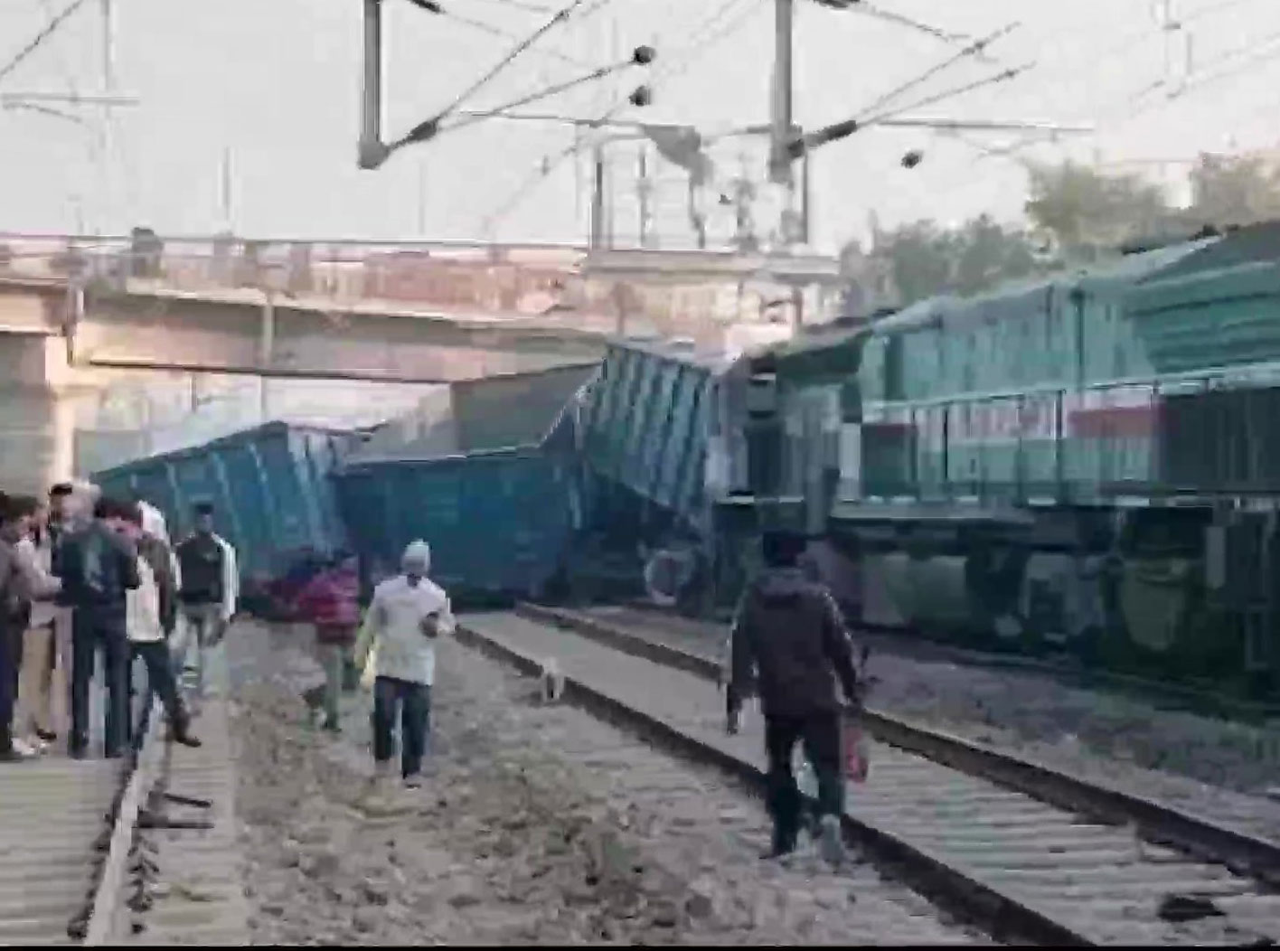 UP Goods Trains Accident