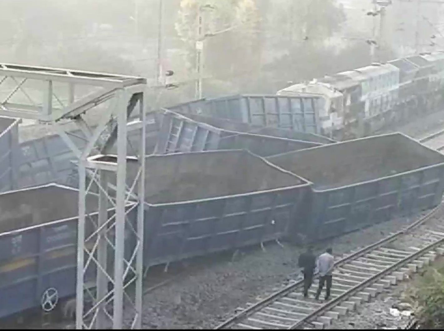 UP Goods Trains Accident