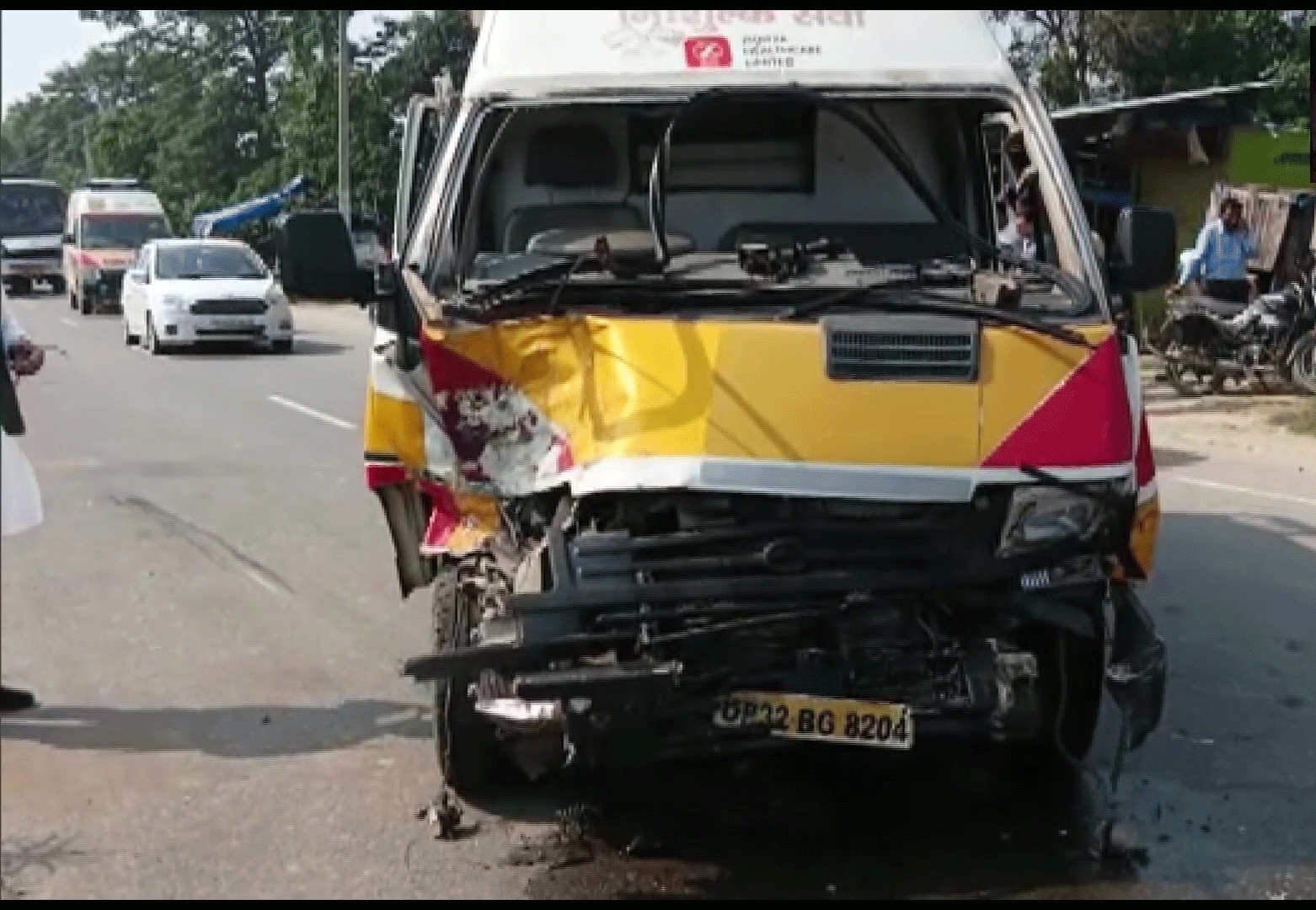 UP Deputy CM Convoy Accident