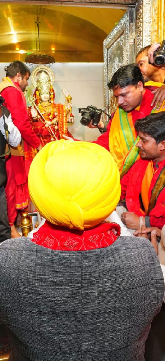 Punjab CM Bhagwant in Jalandhar Temples