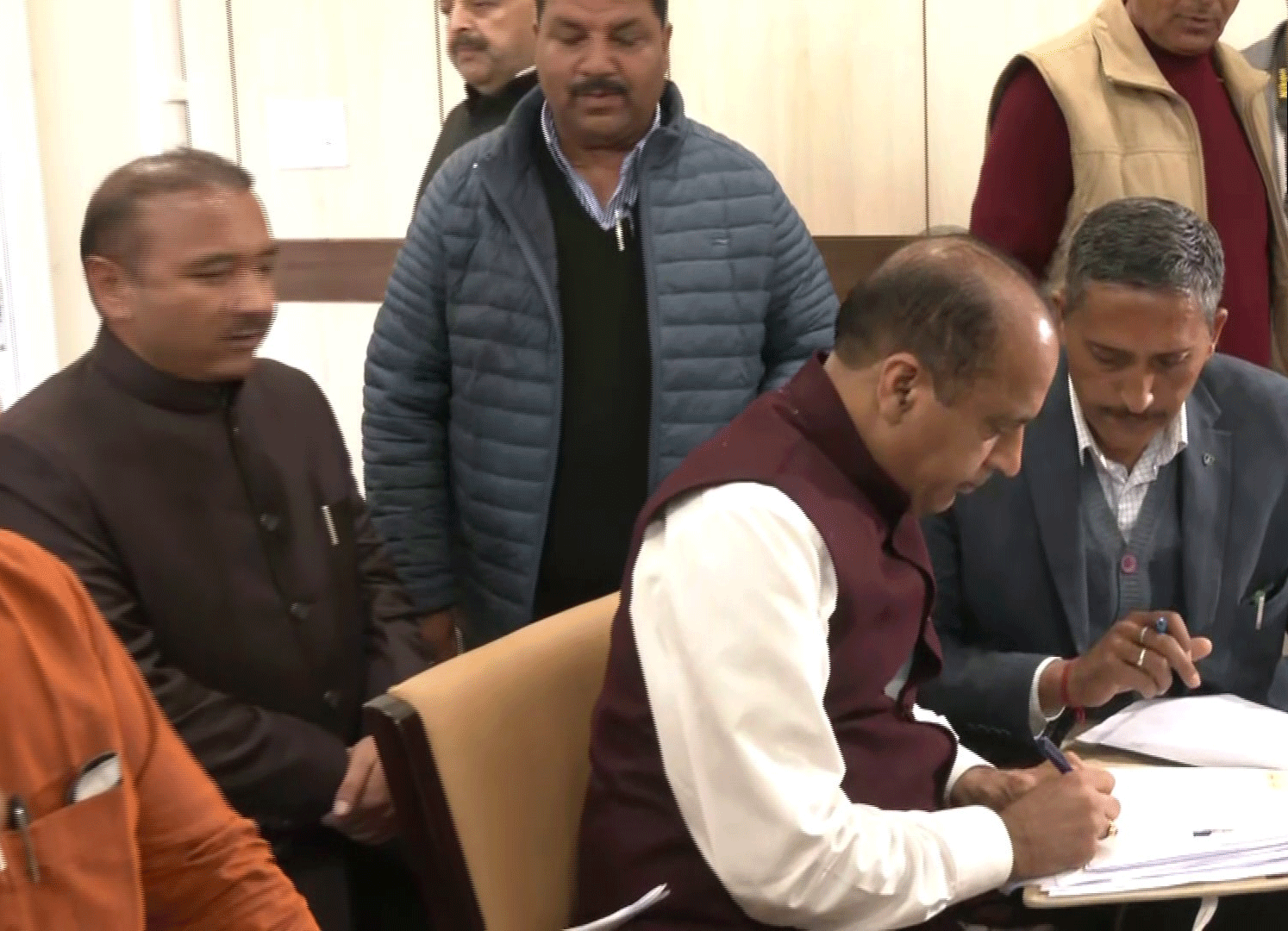 CM Jairam Thakur files nomination from Seraj Assembly 