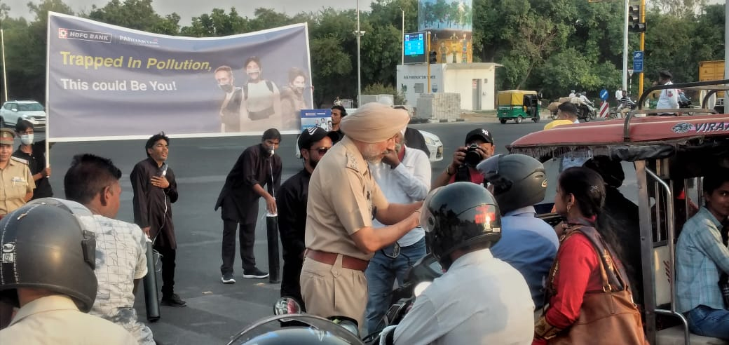 Chandigarh Traffic Police Engines Off Campaign