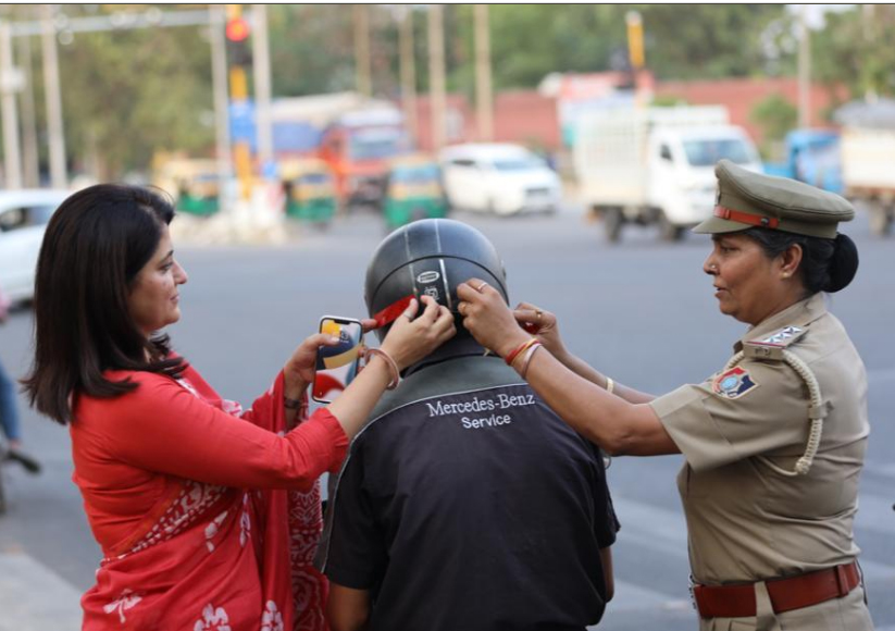 Chandigarh Traffic Police Engines Off Campaign