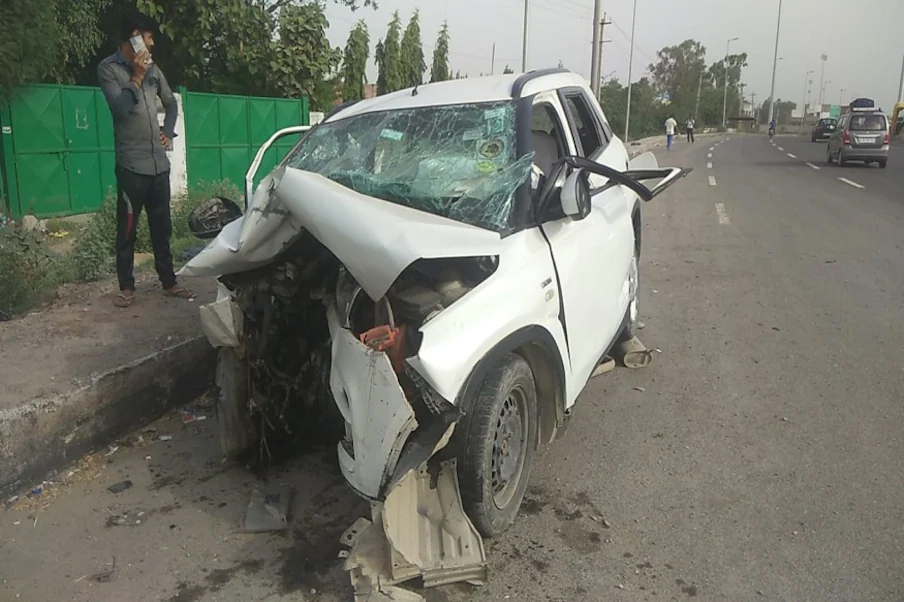 Three friends killed in car accident in Sonipat Haryana