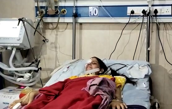 Rats bitten the woman eye in MBS Hospital Rajasthan
