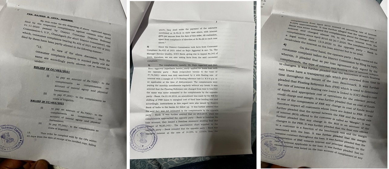 Strict Action against ICICI Bank