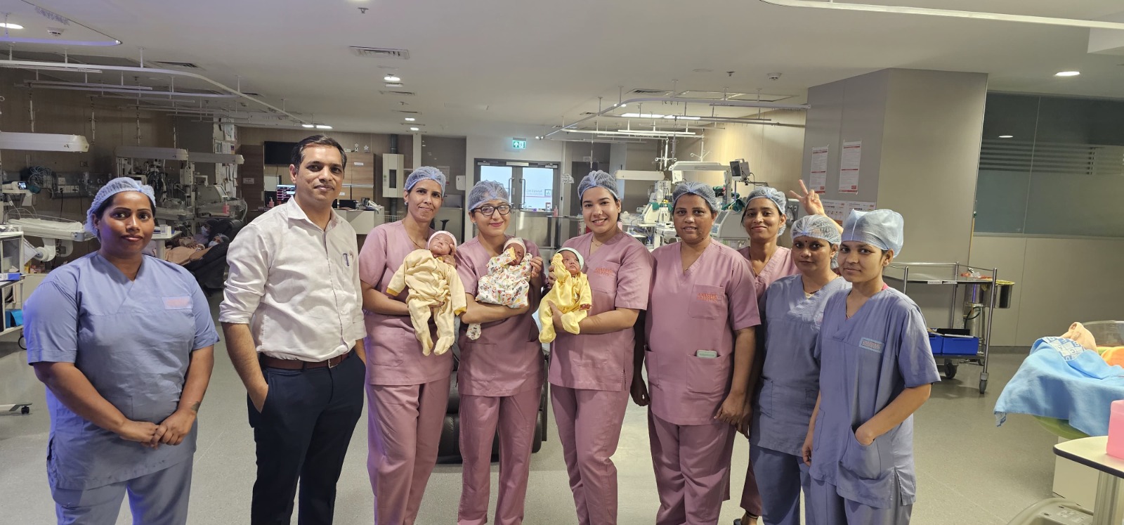 Tridevi Newborn Girls were Born