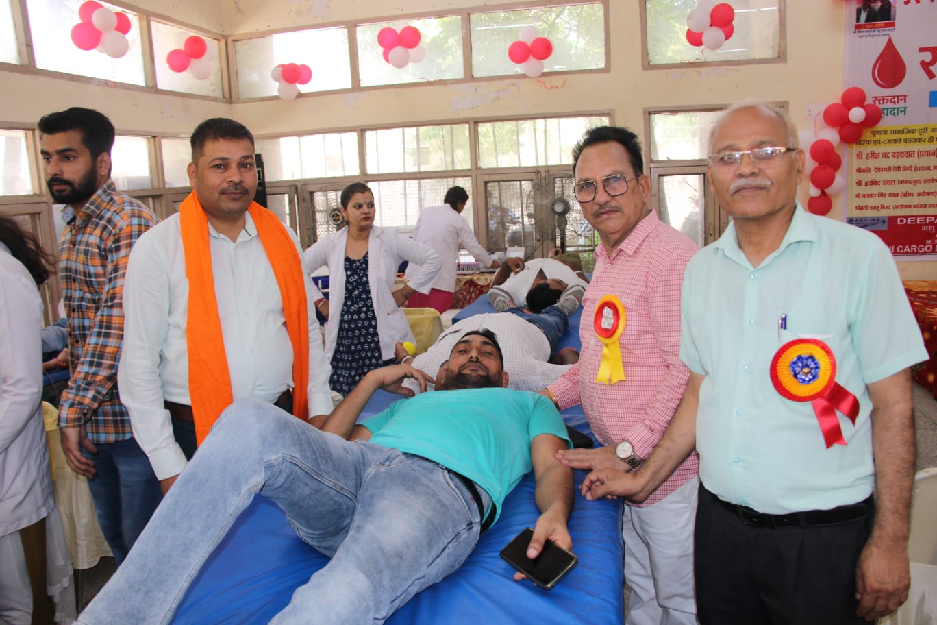 Organized blood donation cam