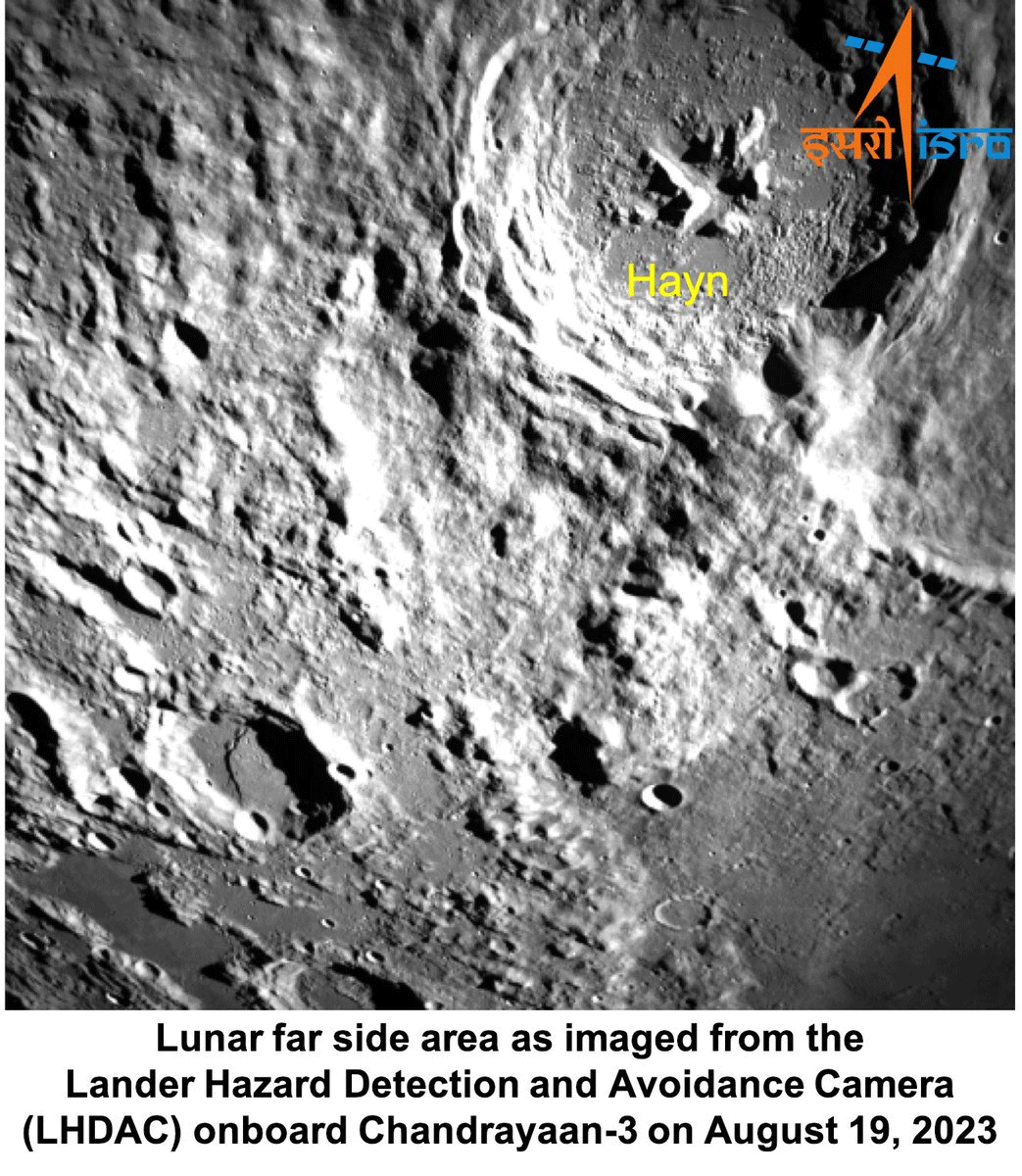 Chandrayaan 3 Moon Pictures Captured