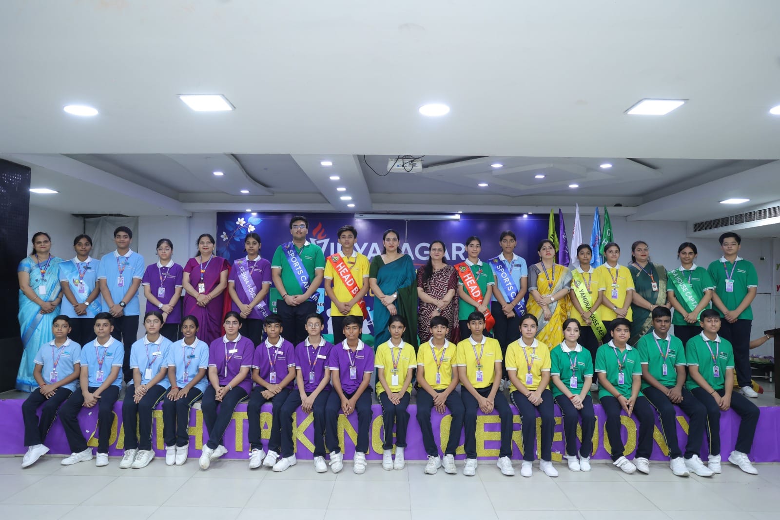 Investiture ceremony held at Vidyasagar International School