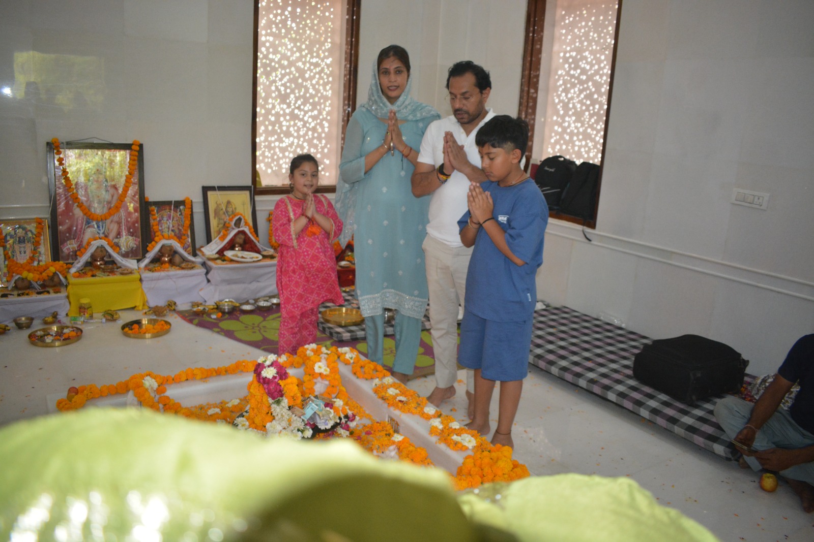 Installation of the Divine Family of Lord Shiva