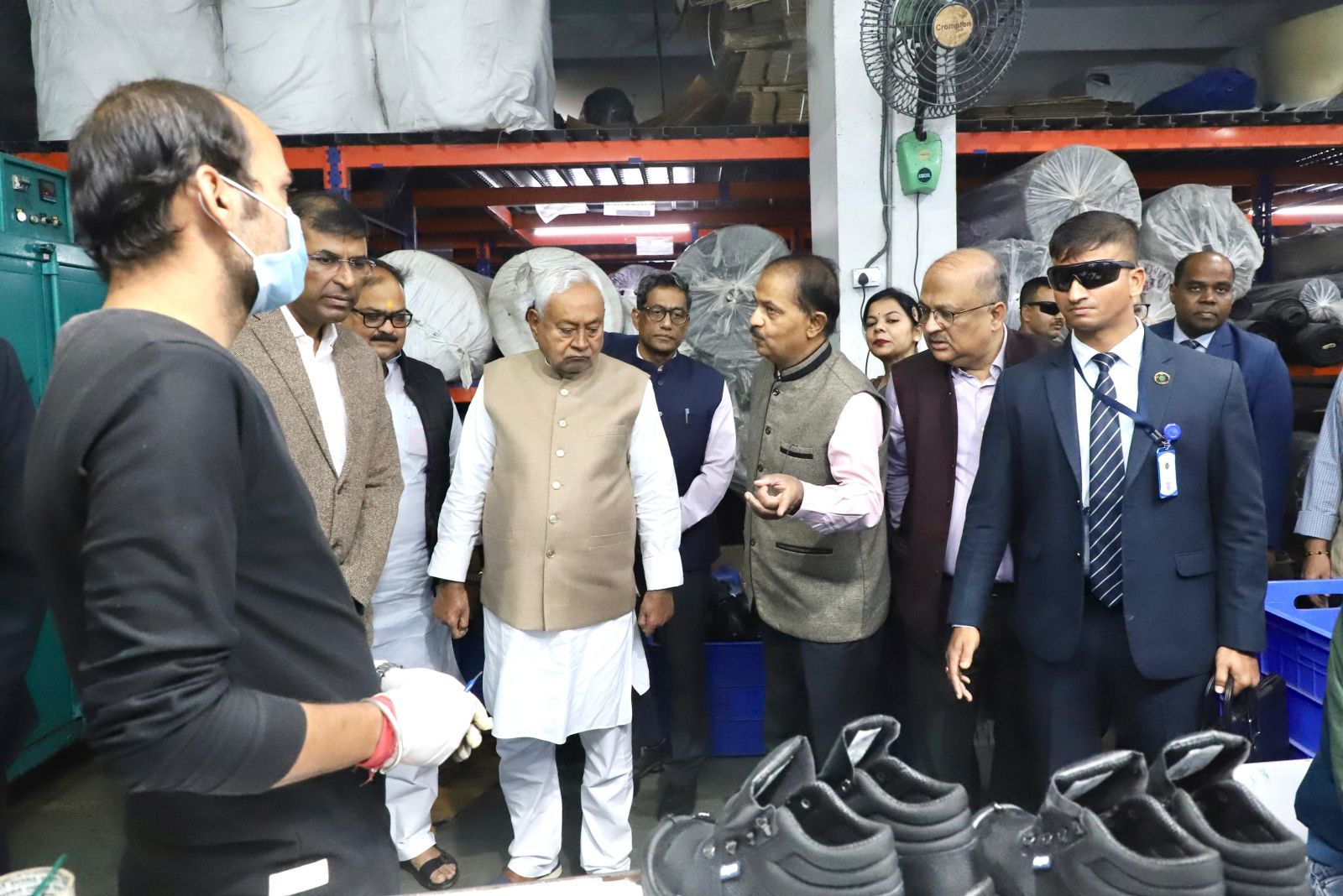 Chief Minister visited the Hajipur Industrial Area