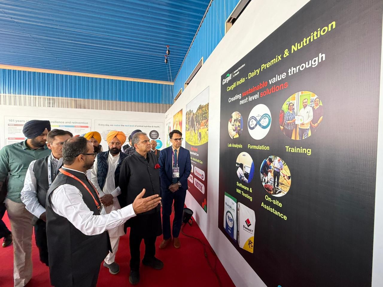 Cabinet Minister Sanjeev Arora Inaugurated Cattle Feed Manufacturing plant
