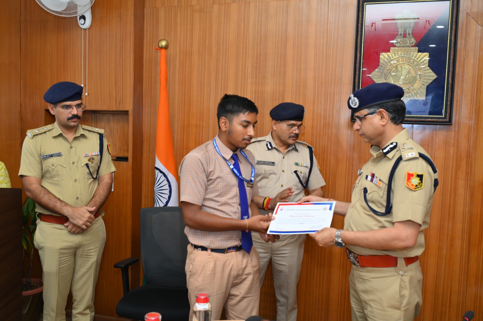 Chandigarh Police Launched a Diamond Jubilee Logo