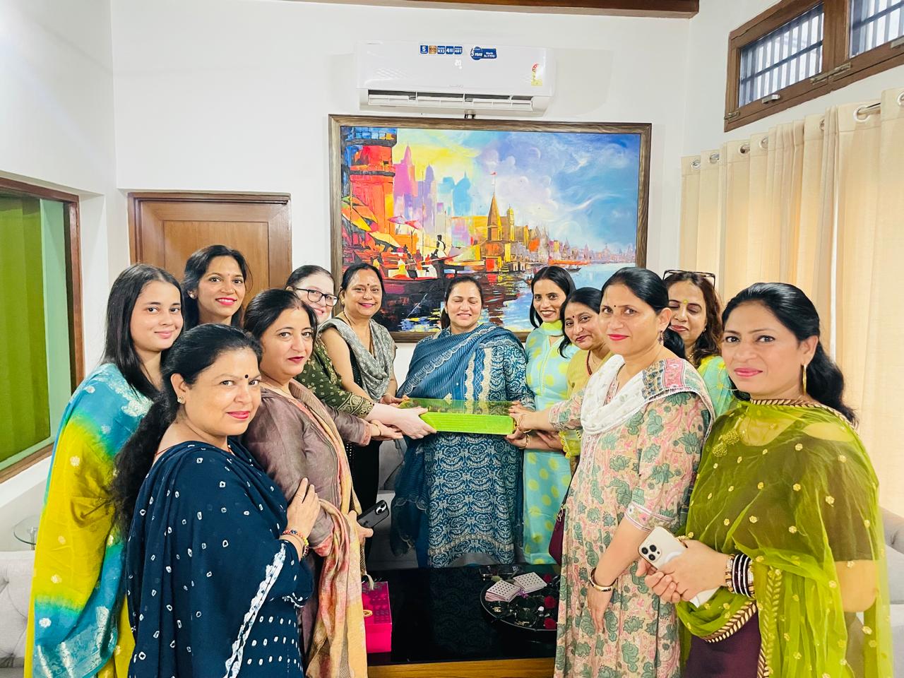 Haryana Deputation Employees Association celebrated Teej Festival