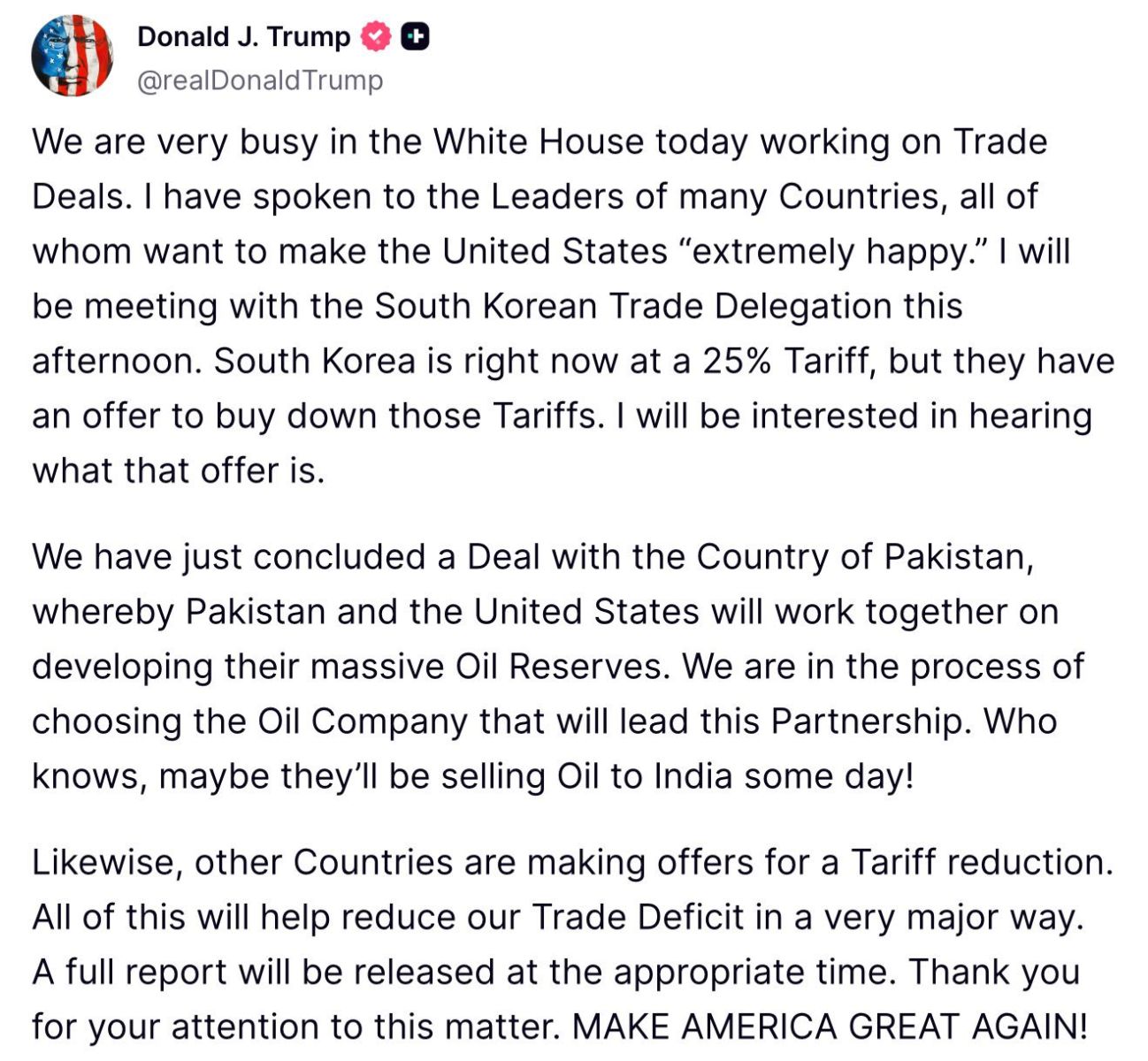  America-Pakistan Deal For Massive Oil Reserves Development 
