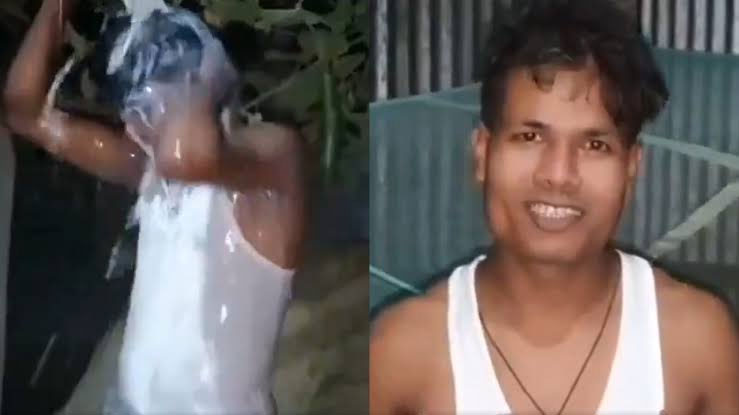 Assam Man Bath With 40 Liters Milk After Divorce Wife