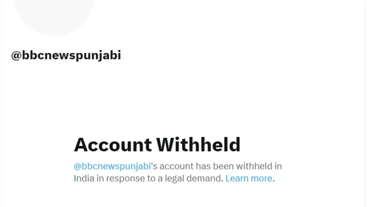BBC Punjabi Twitter Account Blocked
