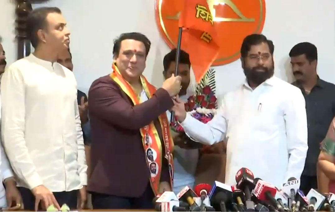 Bollywood Star Govinda Joins Eknath Shinde Shiv Sena In Mumbai Politics 