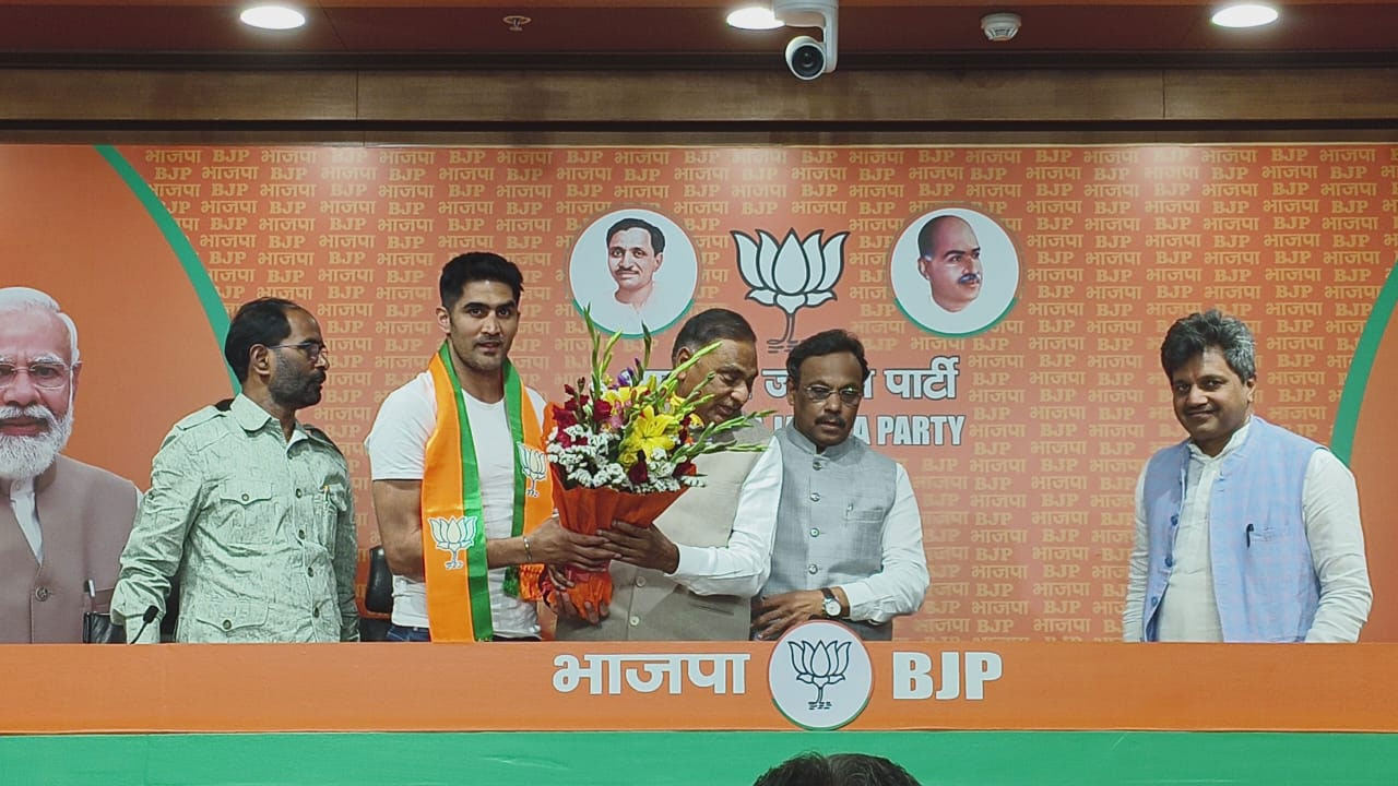 Boxer Vijender Singh Joins BJP
