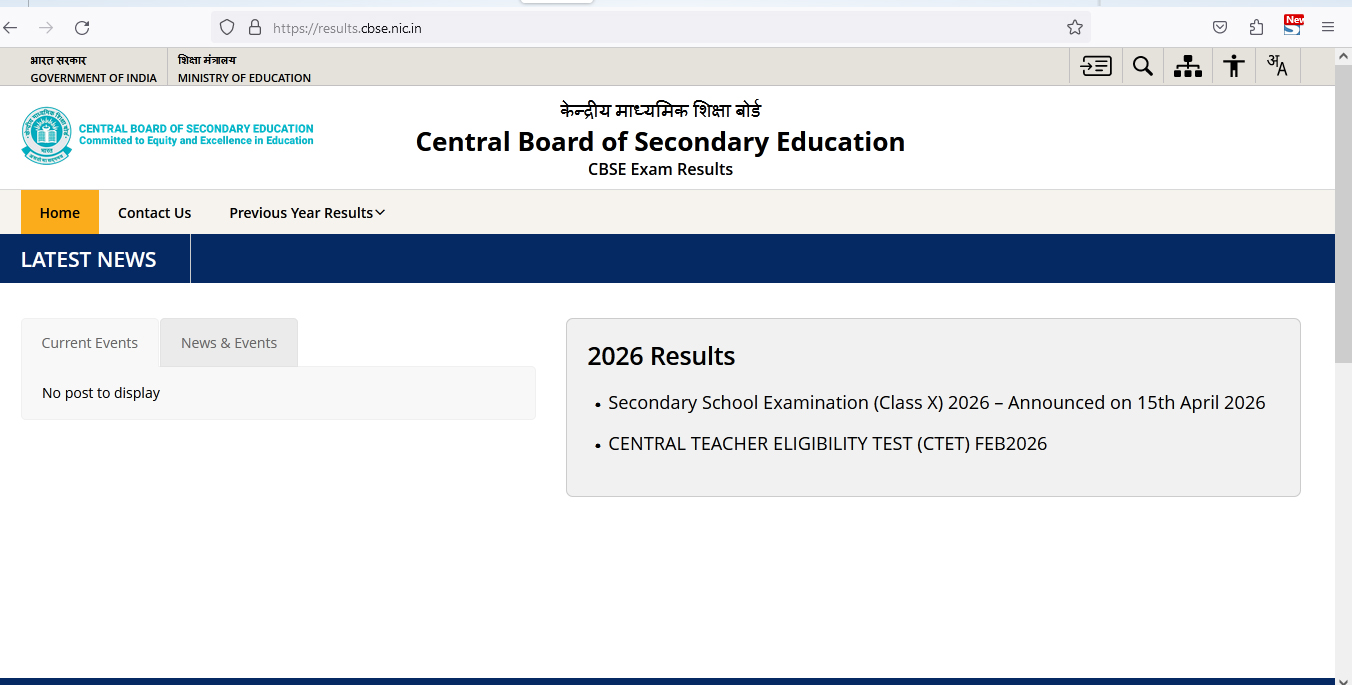 CBSE 10 Result 2026 Declared