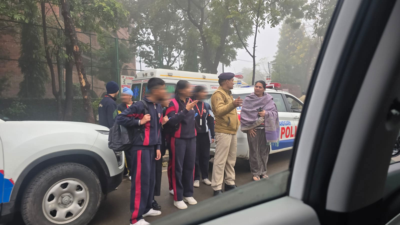 Chandigarh Schools Bomb Threat Police Bomb Squad Team on The Spot