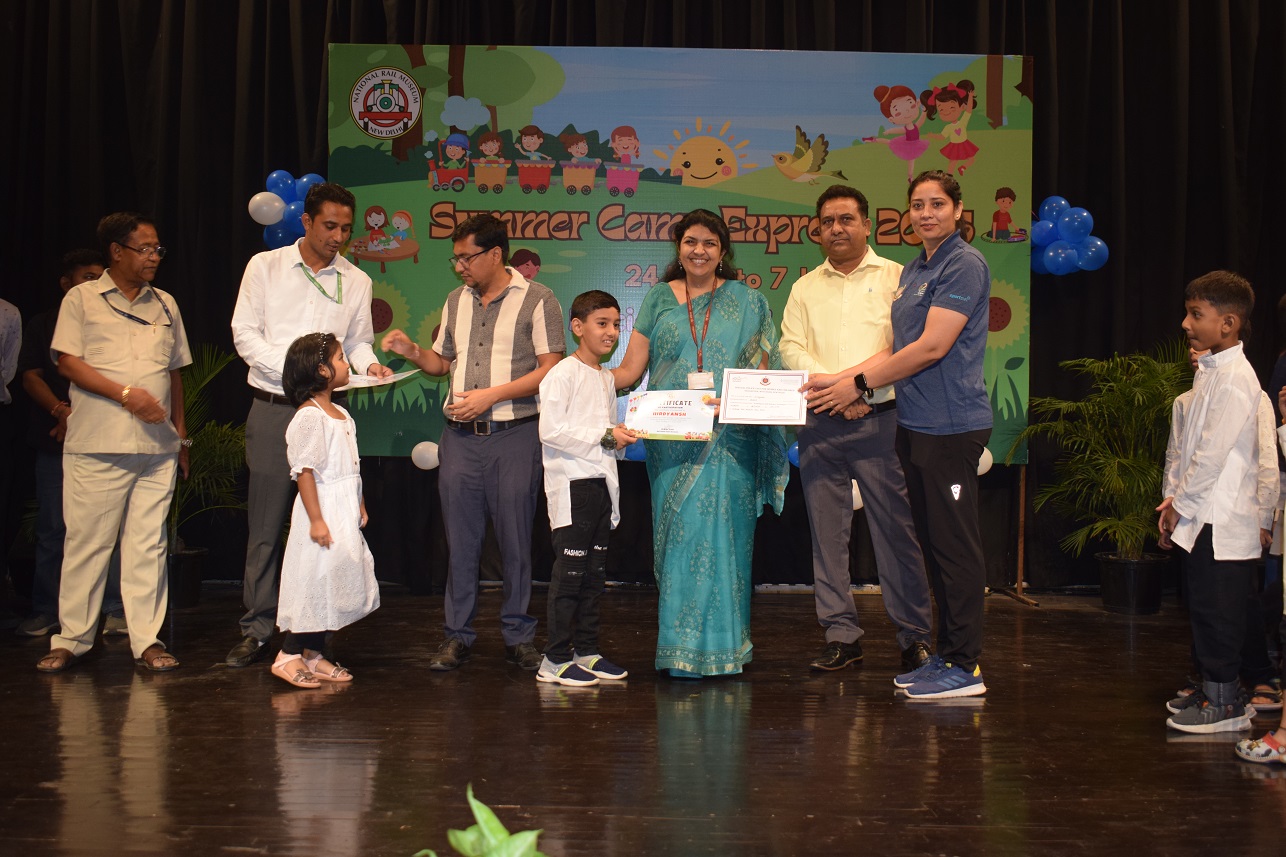 Conclusion of Summer Camp at National Rail Museum