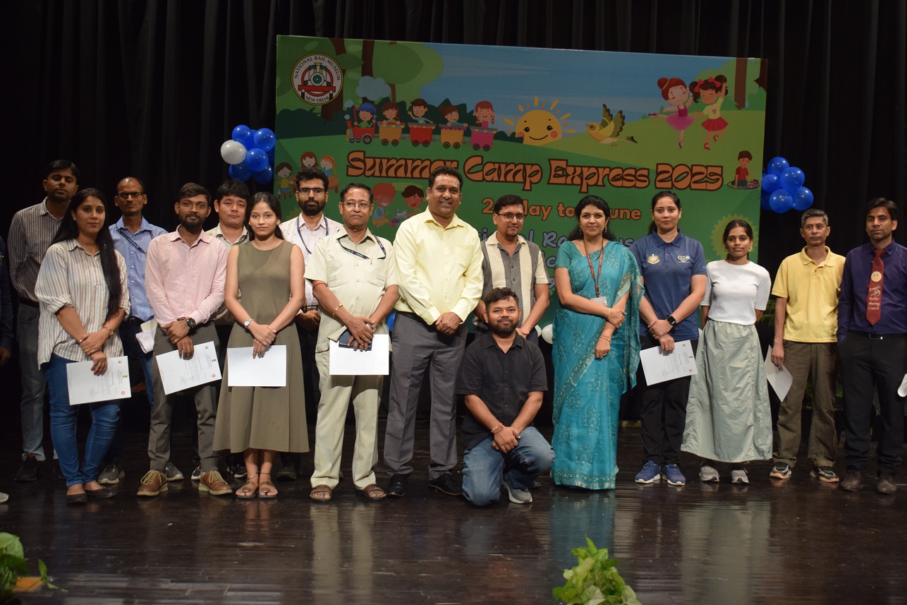 Conclusion of Summer Camp at National Rail Museum