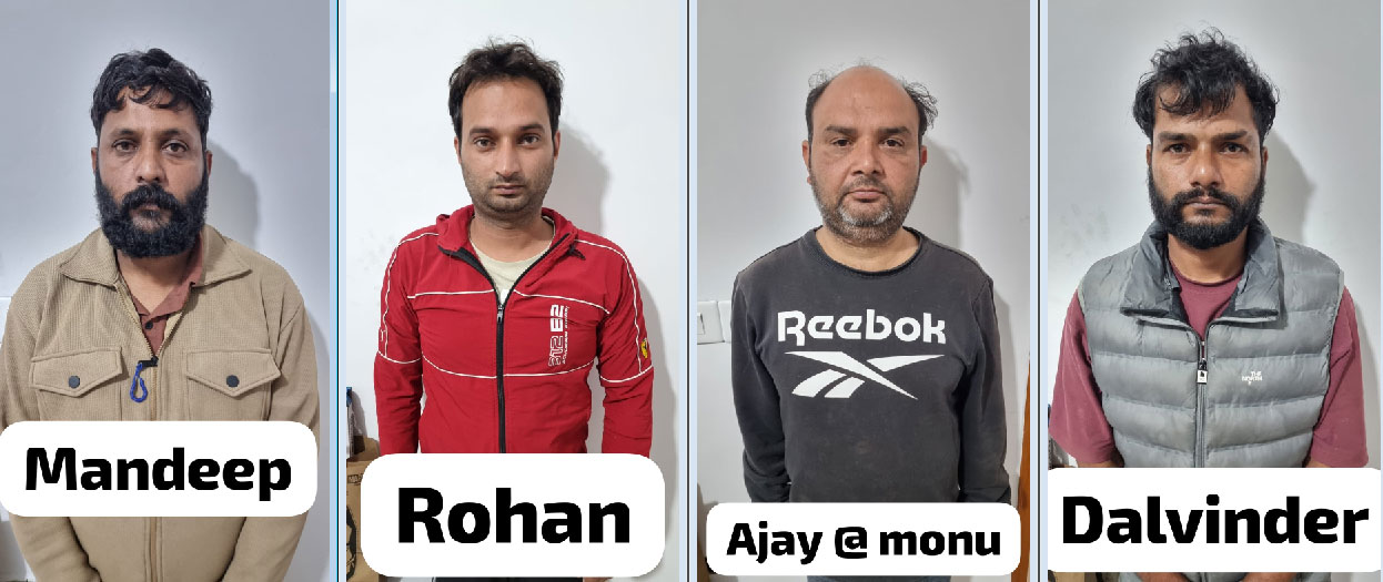 Delhi Police arrested arms supplier gang connected to Pakistani ISI