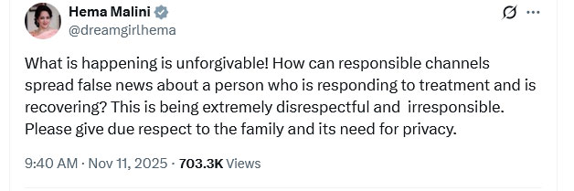 Dharmendra Death Fake News