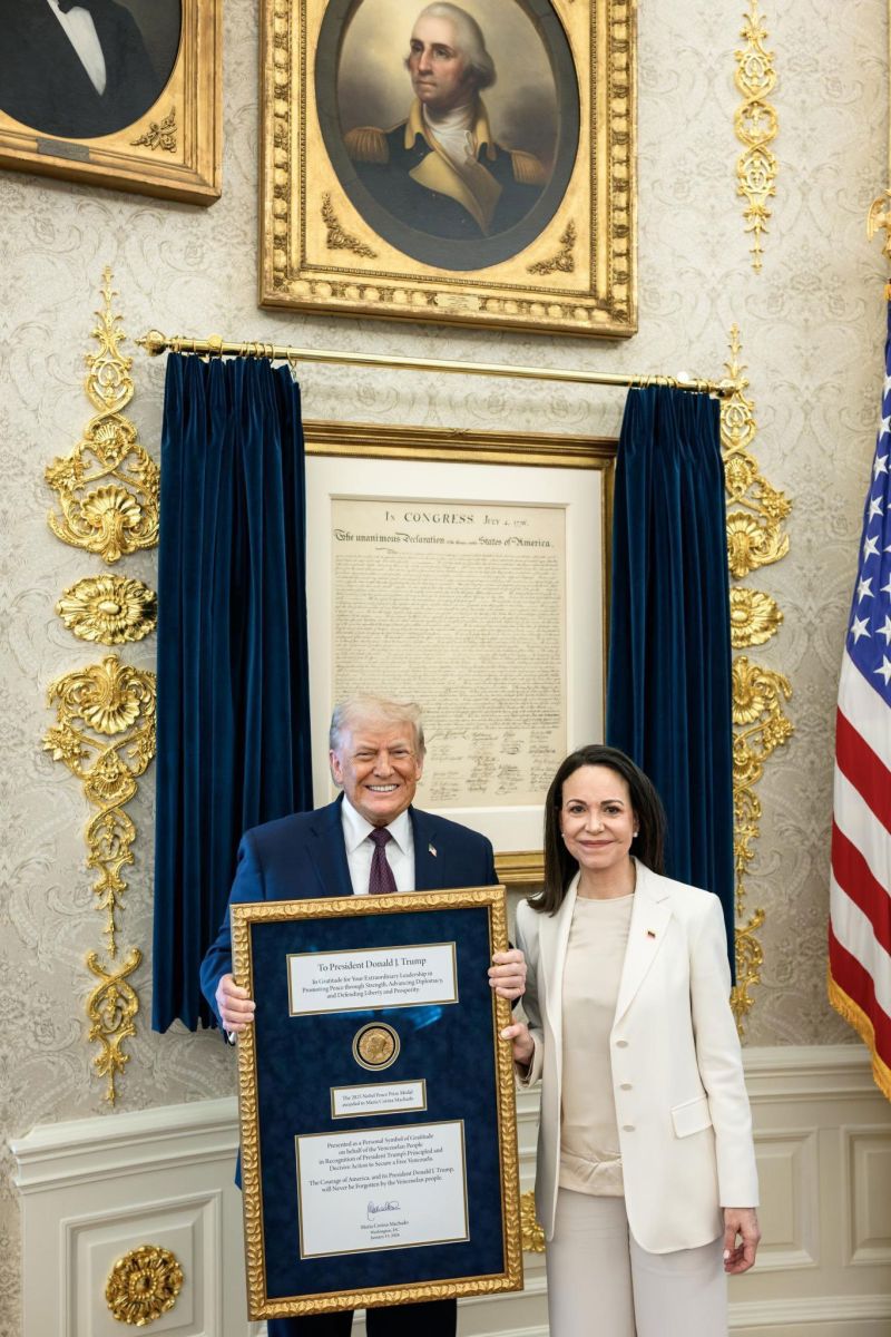 Donald Trump Finally Got The Nobel Peace Prize From Maria Corina Machado