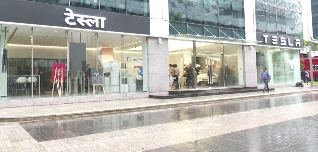 Elon Musk Tesla First Showroom Launch in Mumbai India