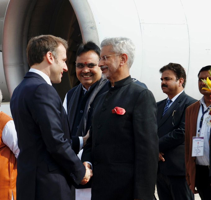 Emmanuel Macron In Jaipur