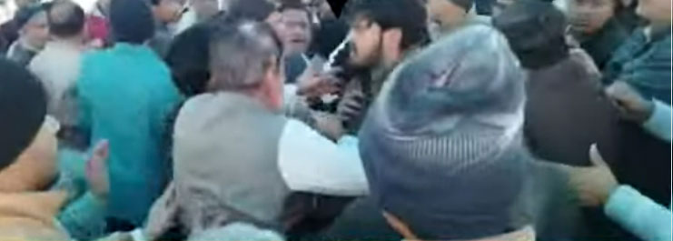 Haryana BJP Workers Scuffle