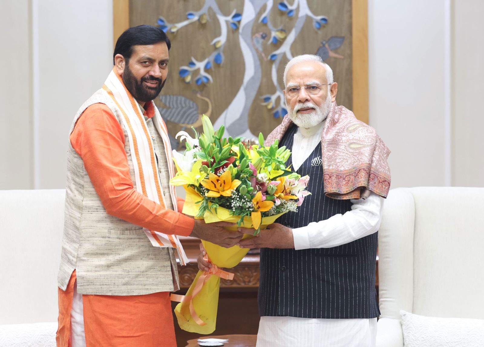 Haryana CM Nayab Saini met PM Modi in Delhi