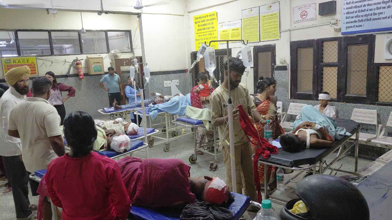 Panchkula Horrific Road Accident Pilgrims Vehicle Overturned